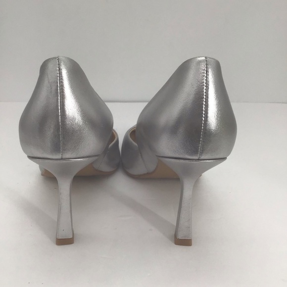 Vince Camuto Pump Leather Upper Heels for Women for sale | eBay Vince Camuto Karala Leather Pointed-To Heel Slip-On Pump Silver NWOT Size 10